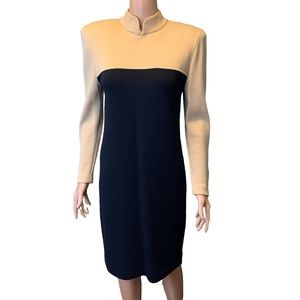 Vintage St. John Collection by Marie Gray Knit Dress Size 10